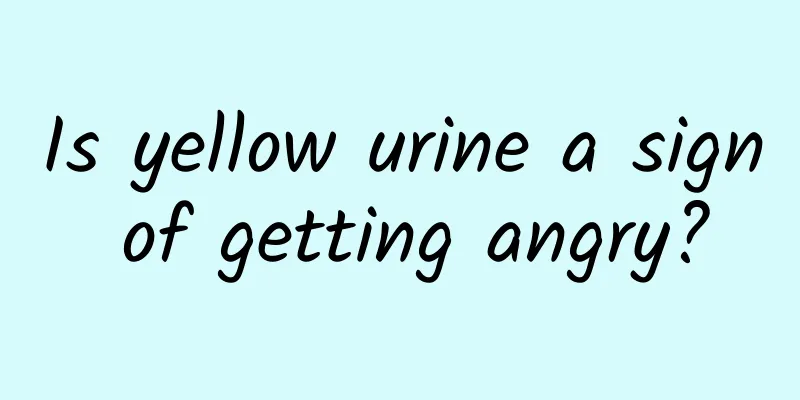 Is yellow urine a sign of getting angry?