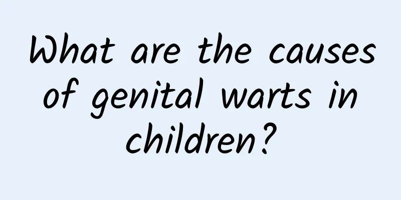 What are the causes of genital warts in children?