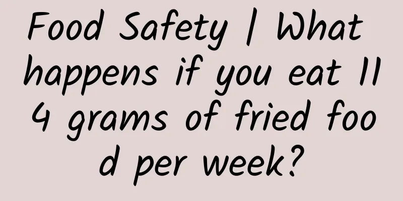 Food Safety | What happens if you eat 114 grams of fried food per week?