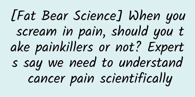 [Fat Bear Science] When you scream in pain, should you take painkillers or not? Experts say we need to understand cancer pain scientifically