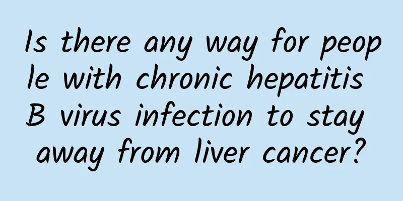 Is there any way for people with chronic hepatitis B virus infection to stay away from liver cancer?