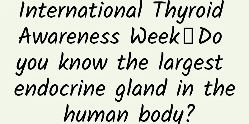 International Thyroid Awareness Week丨Do you know the largest endocrine gland in the human body?