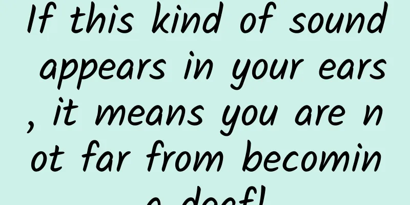 If this kind of sound appears in your ears, it means you are not far from becoming deaf!