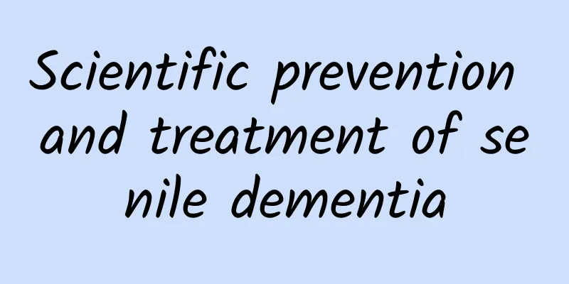 Scientific prevention and treatment of senile dementia