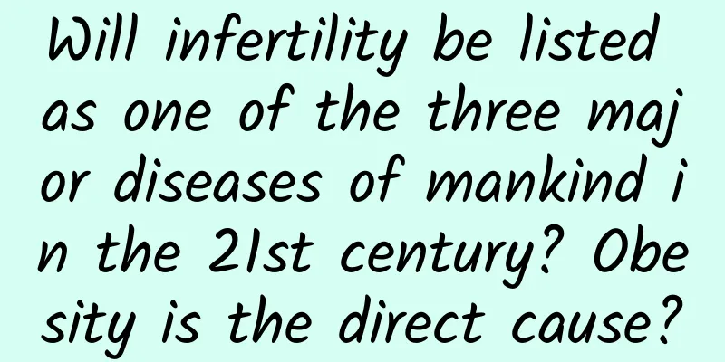 Will infertility be listed as one of the three major diseases of mankind in the 21st century? Obesity is the direct cause?