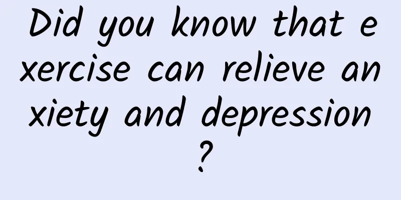 Did you know that exercise can relieve anxiety and depression?