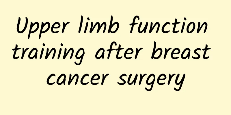 Upper limb function training after breast cancer surgery
