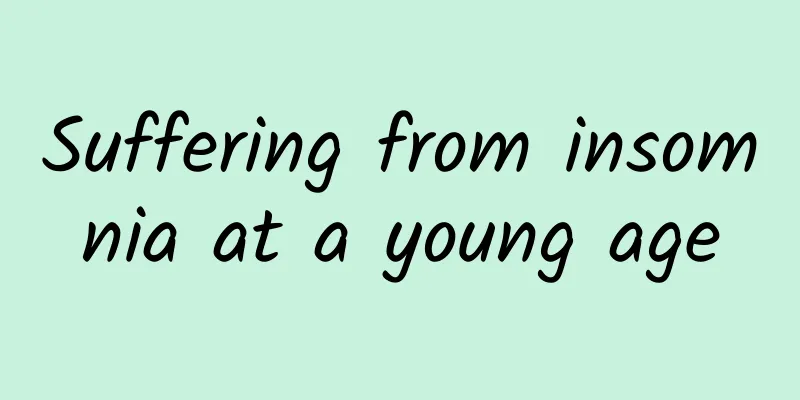Suffering from insomnia at a young age