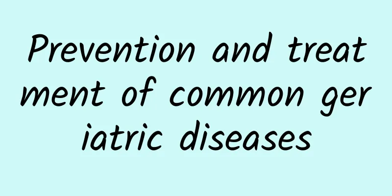 Prevention and treatment of common geriatric diseases