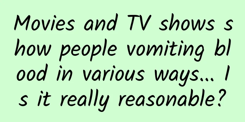 Movies and TV shows show people vomiting blood in various ways... Is it really reasonable?
