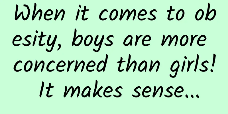 When it comes to obesity, boys are more concerned than girls! It makes sense...
