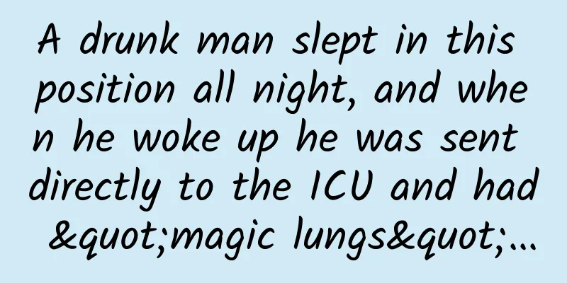 A drunk man slept in this position all night, and when he woke up he was sent directly to the ICU and had "magic lungs"...
