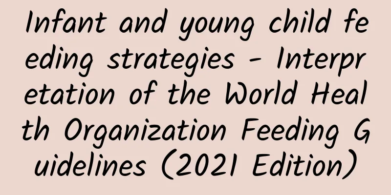 Infant and young child feeding strategies - Interpretation of the World Health Organization Feeding Guidelines (2021 Edition)