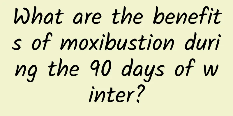 What are the benefits of moxibustion during the 90 days of winter?