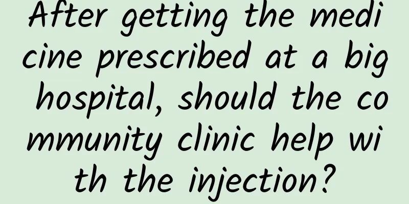 After getting the medicine prescribed at a big hospital, should the community clinic help with the injection?