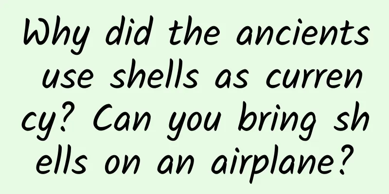 Why did the ancients use shells as currency? Can you bring shells on an airplane?