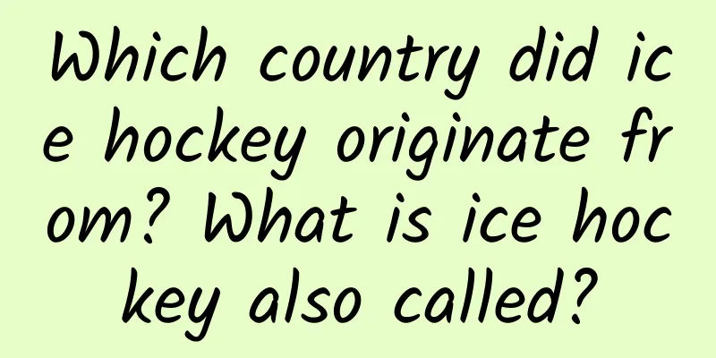 Which country did ice hockey originate from? What is ice hockey also called?