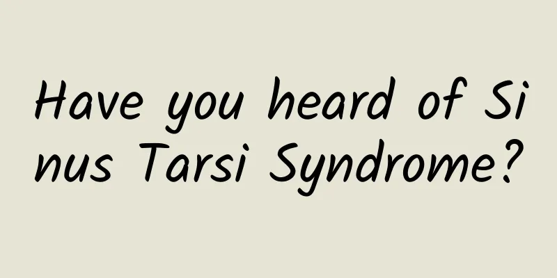 Have you heard of Sinus Tarsi Syndrome?