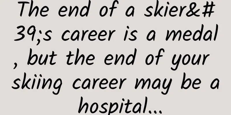The end of a skier's career is a medal, but the end of your skiing career may be a hospital...