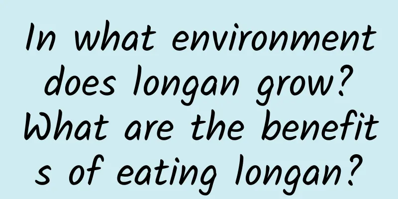 In what environment does longan grow? What are the benefits of eating longan?