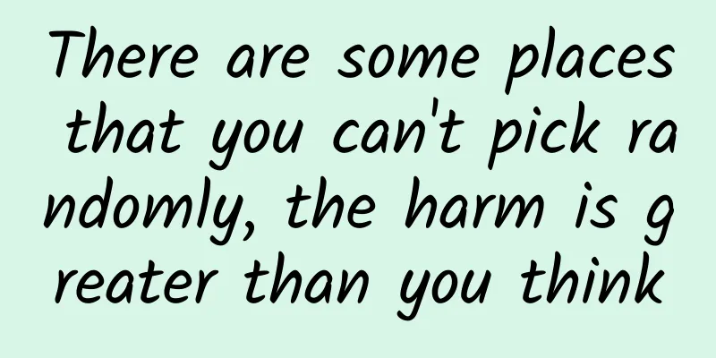 There are some places that you can't pick randomly, the harm is greater than you think