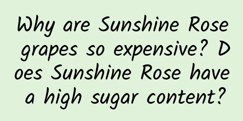 Why are Sunshine Rose grapes so expensive? Does Sunshine Rose have a high sugar content?