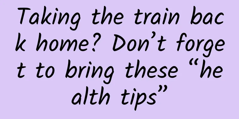 Taking the train back home? Don’t forget to bring these “health tips”
