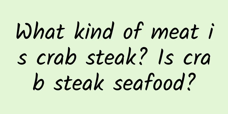 What kind of meat is crab steak? Is crab steak seafood?