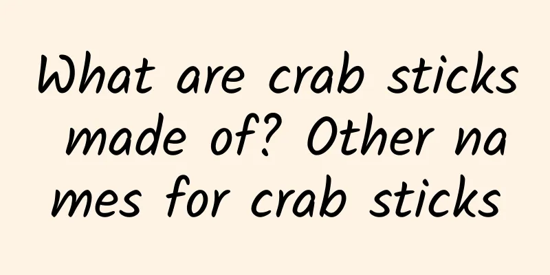 What are crab sticks made of? Other names for crab sticks