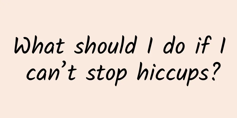What should I do if I can’t stop hiccups?