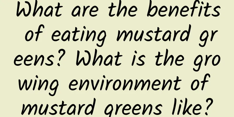 What are the benefits of eating mustard greens? What is the growing environment of mustard greens like?