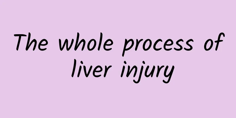 The whole process of liver injury