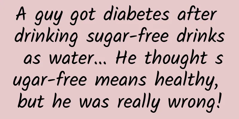 A guy got diabetes after drinking sugar-free drinks as water... He thought sugar-free means healthy, but he was really wrong!