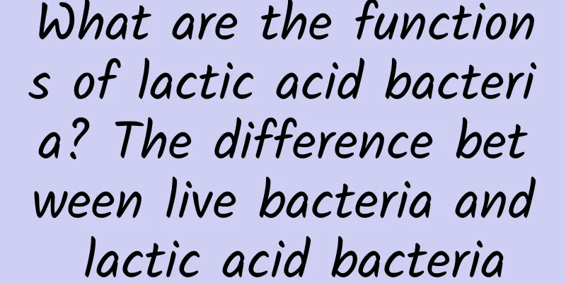What are the functions of lactic acid bacteria? The difference between live bacteria and lactic acid bacteria