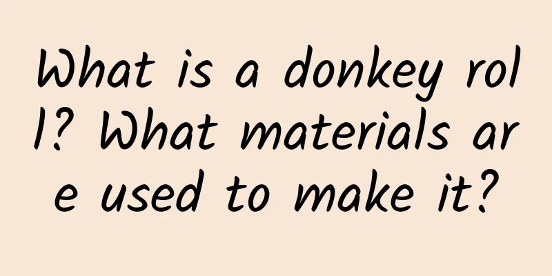 What is a donkey roll? What materials are used to make it?