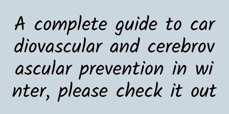 A complete guide to cardiovascular and cerebrovascular prevention in winter, please check it out