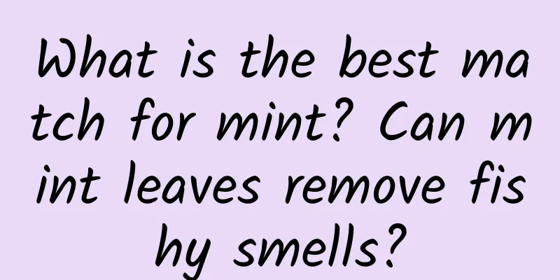 What is the best match for mint? Can mint leaves remove fishy smells?