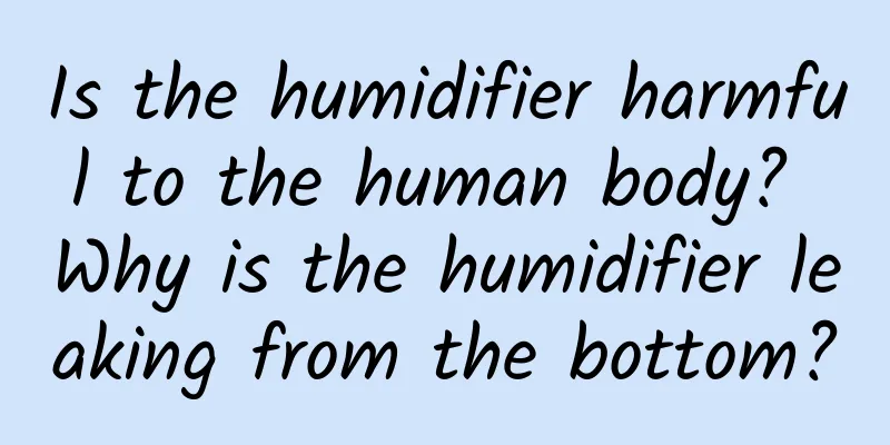 Is the humidifier harmful to the human body? Why is the humidifier leaking from the bottom?