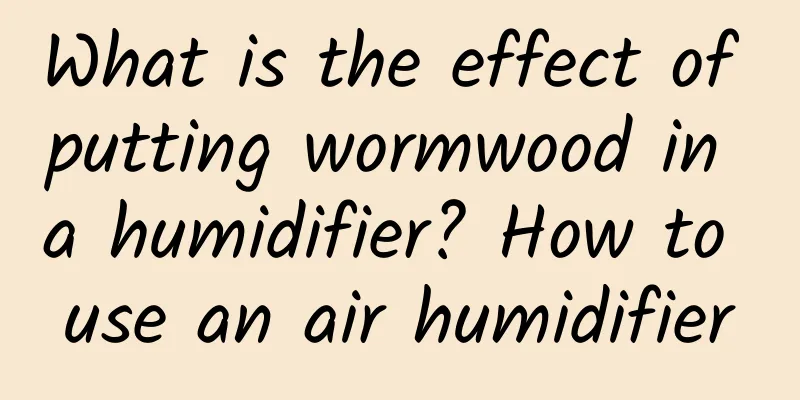 What is the effect of putting wormwood in a humidifier? How to use an air humidifier