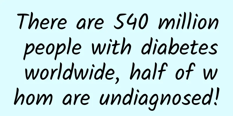 There are 540 million people with diabetes worldwide, half of whom are undiagnosed!