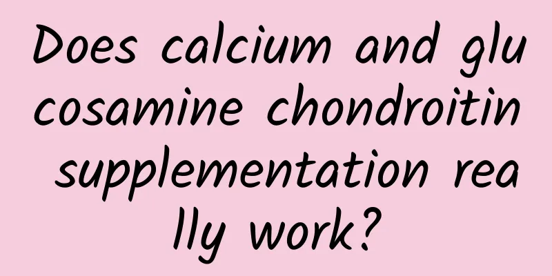 Does calcium and glucosamine chondroitin supplementation really work?