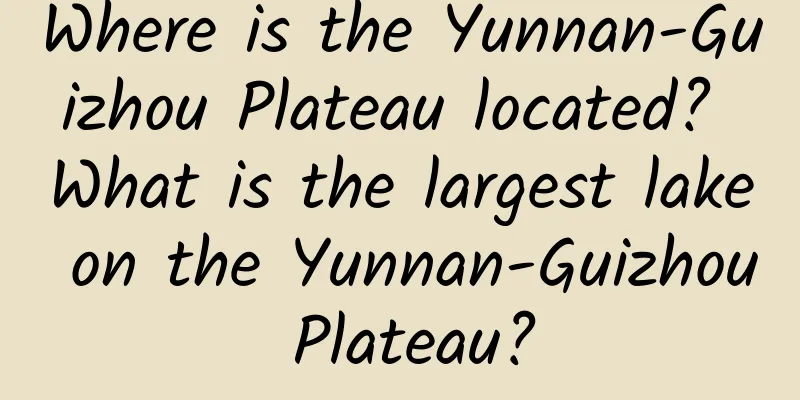 Where is the Yunnan-Guizhou Plateau located? What is the largest lake on the Yunnan-Guizhou Plateau?