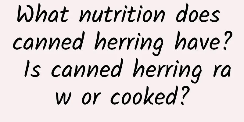 What nutrition does canned herring have? Is canned herring raw or cooked?