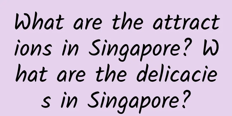What are the attractions in Singapore? What are the delicacies in Singapore?