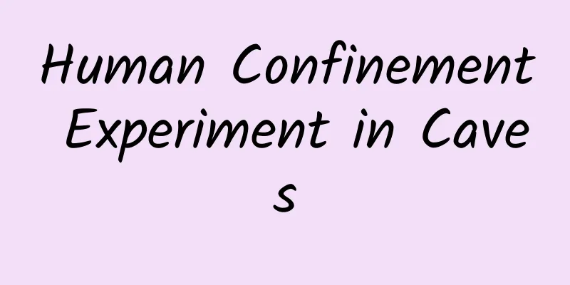 Human Confinement Experiment in Caves