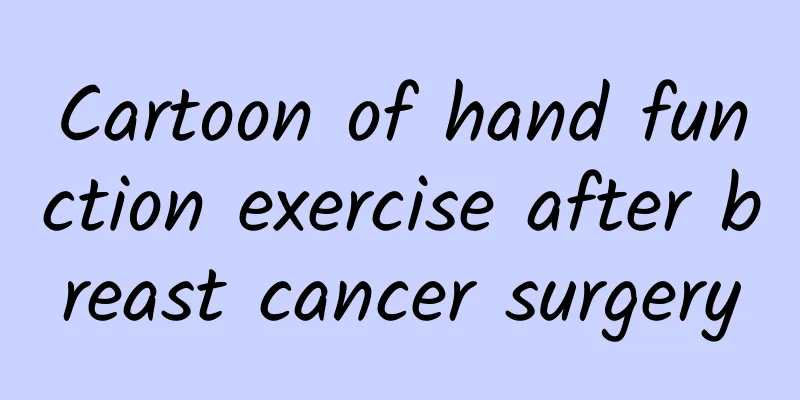 Cartoon of hand function exercise after breast cancer surgery