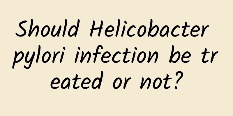 Should Helicobacter pylori infection be treated or not?