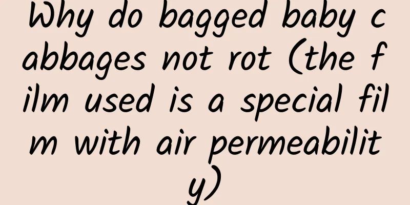 Why do bagged baby cabbages not rot (the film used is a special film with air permeability)