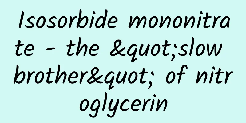 Isosorbide mononitrate - the "slow brother" of nitroglycerin