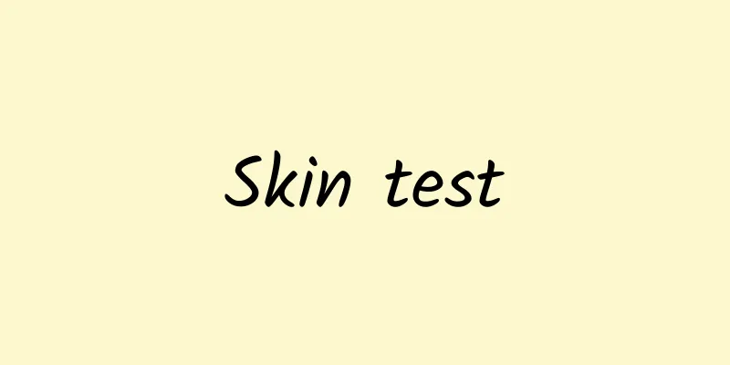 Skin test